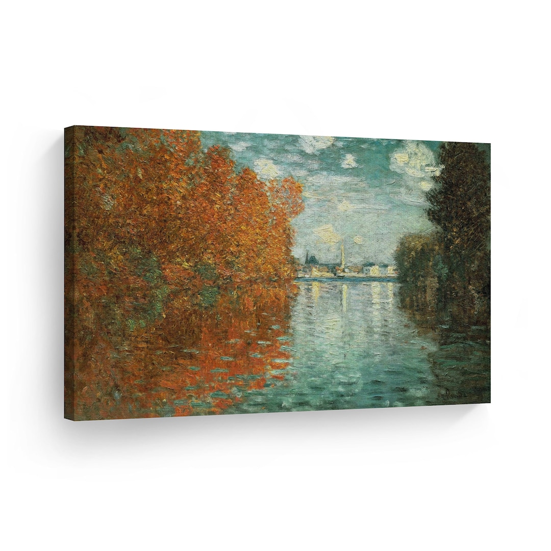 Pegatina «La Casa Del Artista En Argenteuil (1873) De Claude Monet» De
