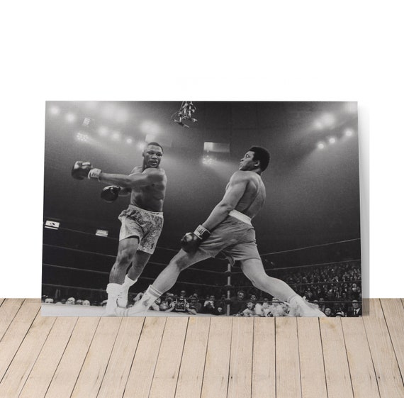 MUHAMMAD ALI JOE FRAZIER CANVAS PRINT PICTURE WALL ART HOME DECOR FREE DELIVERY