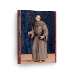 Saint Anthony of Padua by Raphael Art Canvas Wall Art Print Famous Fine Art Oil Painting Reproduction Renaissance Art Living Room Home Decor