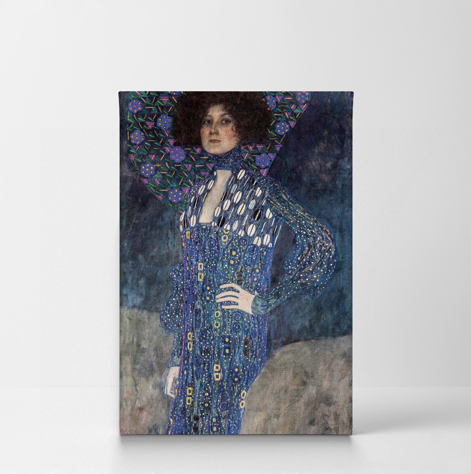 portrait-of-emilie-fl-ge-by-gustav-klimt-canvas-print-wall-art-painting