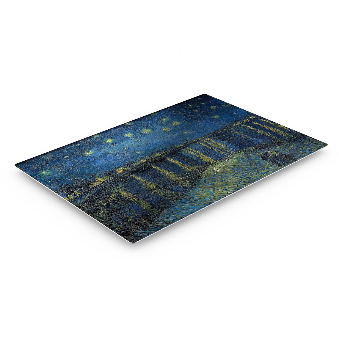 Vincent Van Gogh Starry Night Over the Rhone 1888 Metal Print Classic ...