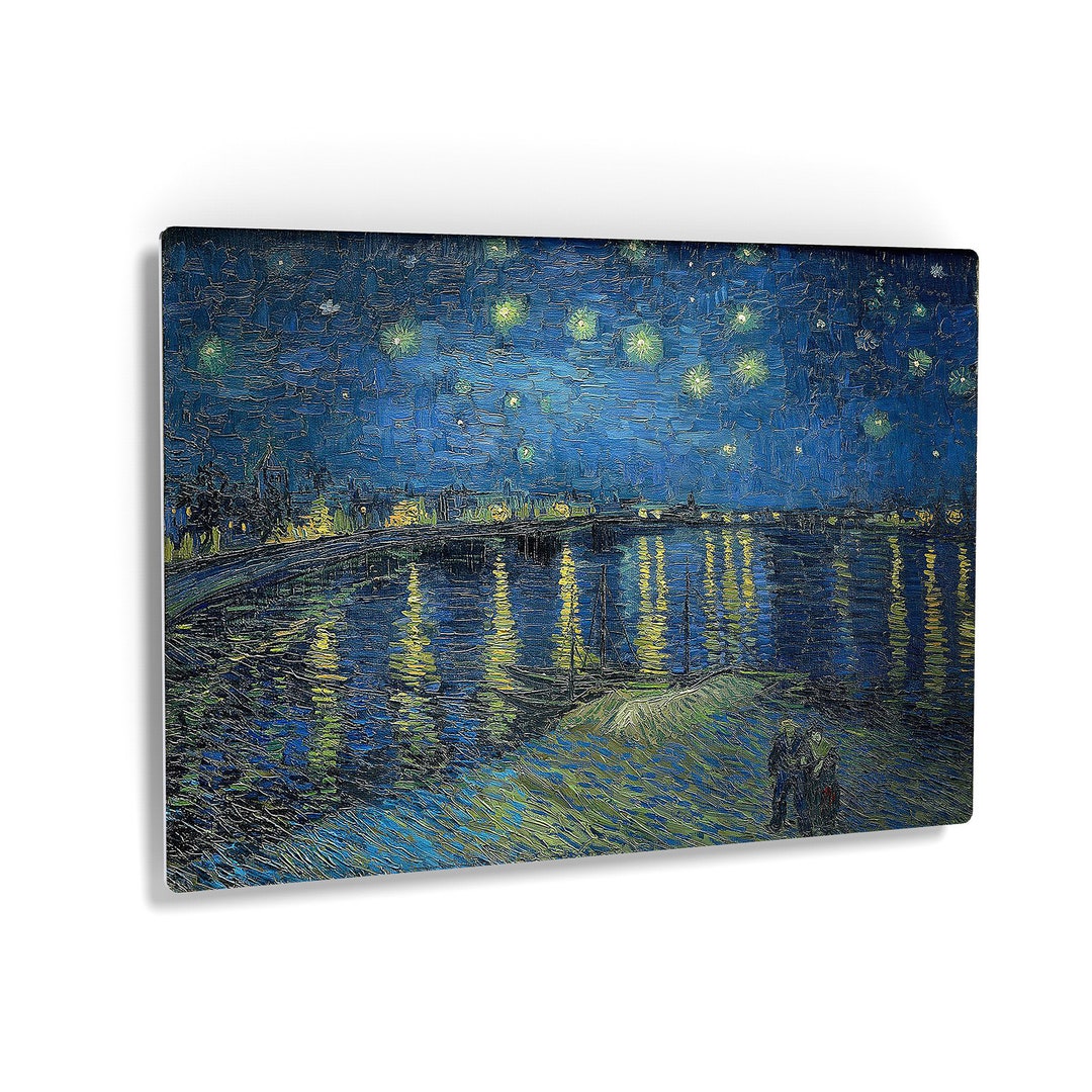 Vincent Van Gogh Starry Night Over the Rhone 1888 Metal Print Classic ...