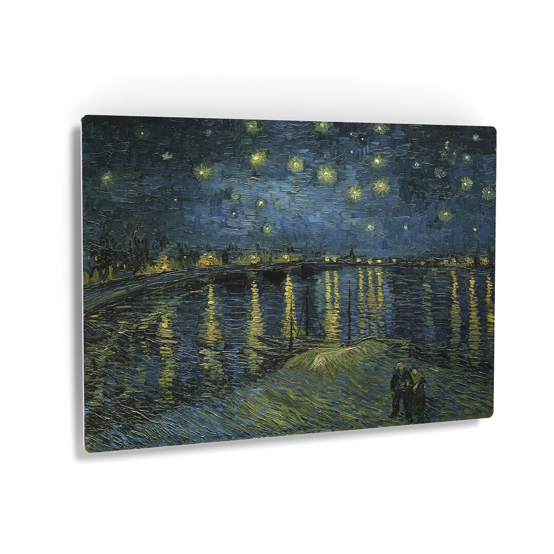 Vincent Van Gogh Starry Night Over the Rhone 1888-2 Metal Print Classic ...