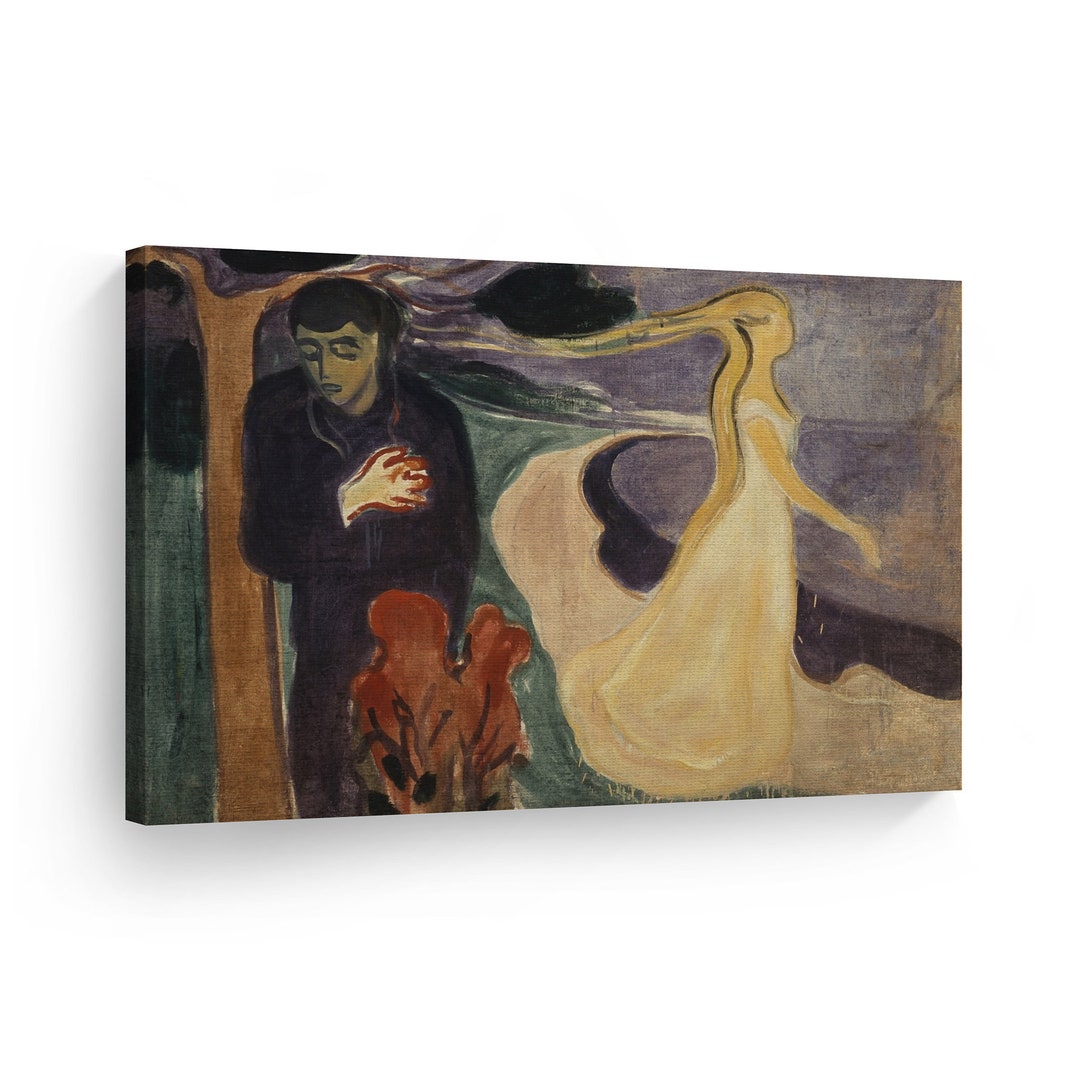 Separation, Edvard Munch Classic Art Canvas Wall Art Print Famous Oil ...