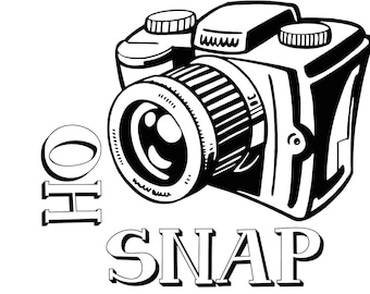 Oh Snap Camera SVG Digital Download File