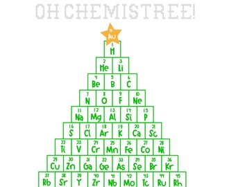 Oh Chemistree SVG Descarga digital Archivos cortados