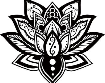 Download Lotus Mandala Svg Etsy
