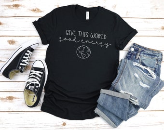 Dale al mundo buena energía SVG Descarga digital Archivos cortados