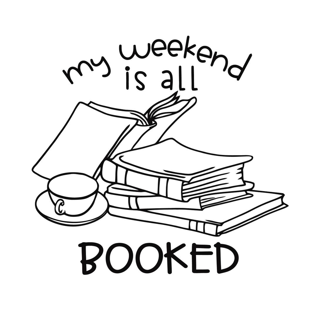 My Weekend is All Booked SVG Digital Download Cut Files - Etsy