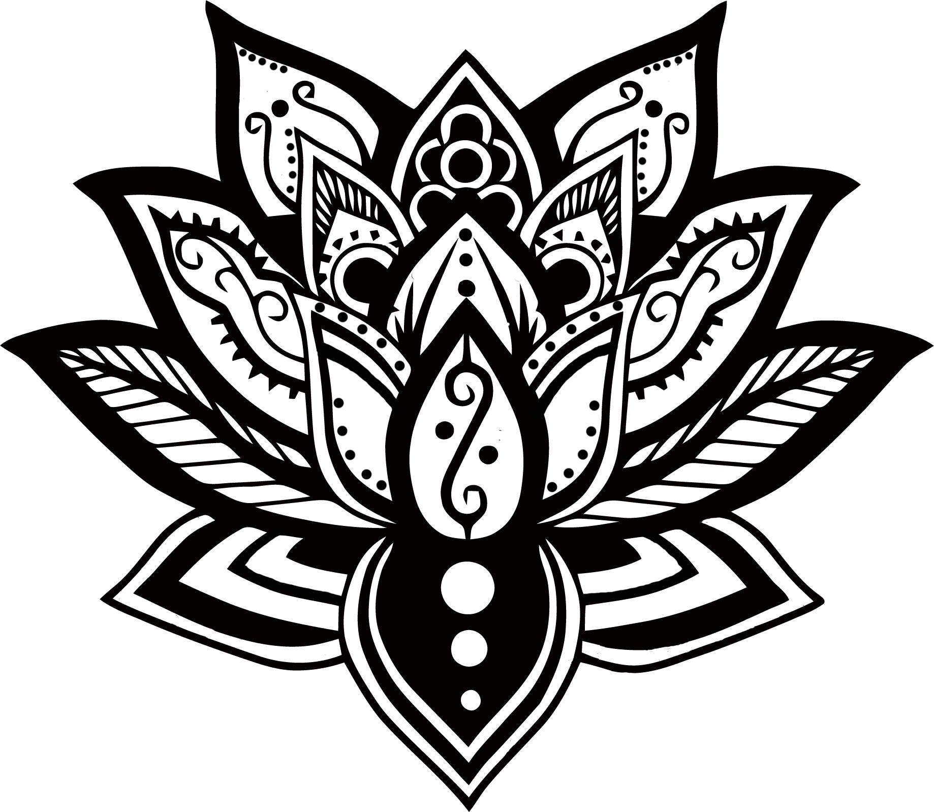 Download Lotus Mandala SVG Digital Download | Etsy