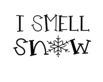 Olor a nieve SVG Descarga digital Archivos cortados