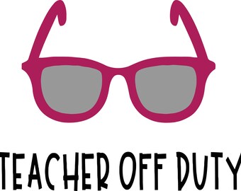 Profesor fuera de servicio SVG Archivo de descarga digital