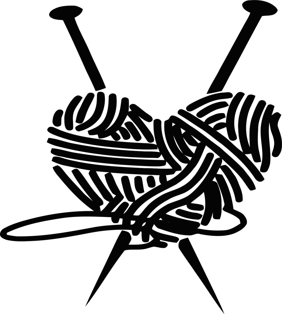 Love Knitting SVG Digital Cut Files - Etsy