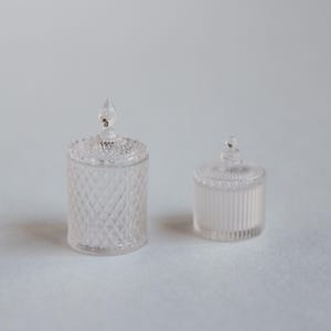Miniature Set of Jars Decorative Containers Dollhouse