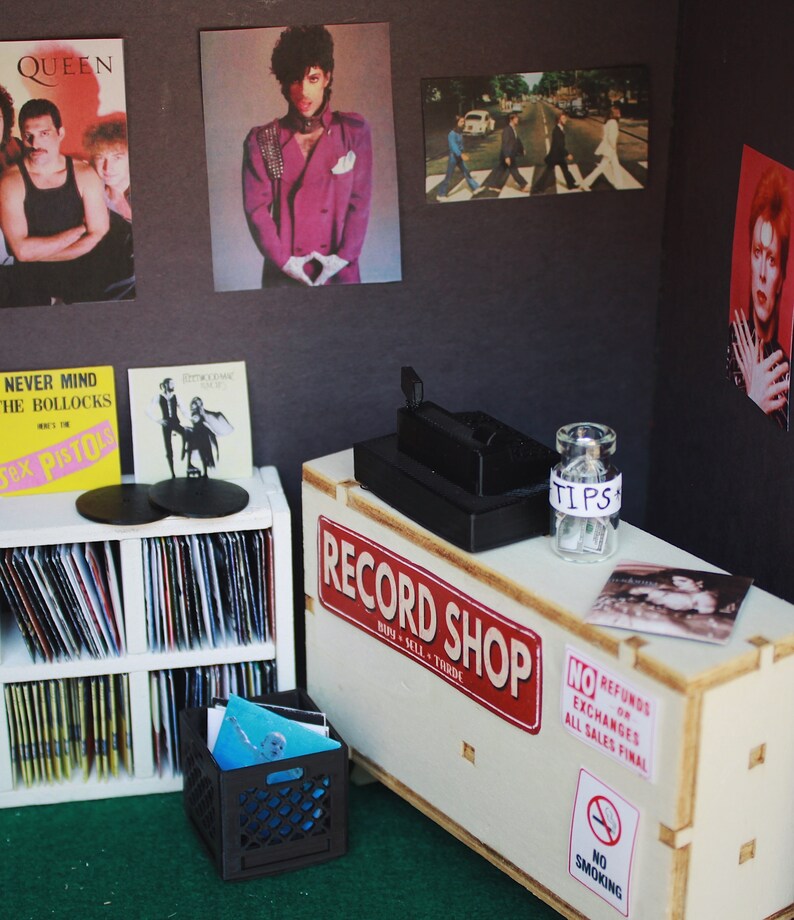 Miniature Record Vinyl Dollhouse Album - Etsy