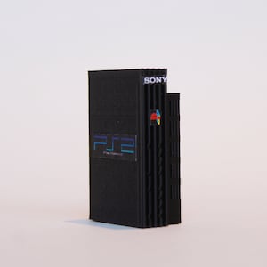 Miniature Video Game Console PS2 Inspired Dollhouse Mini