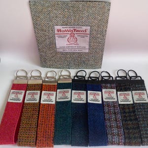 Porte-clés Harris Tweed ® fait main - Une touche d&#39;Écosse dans votre poche