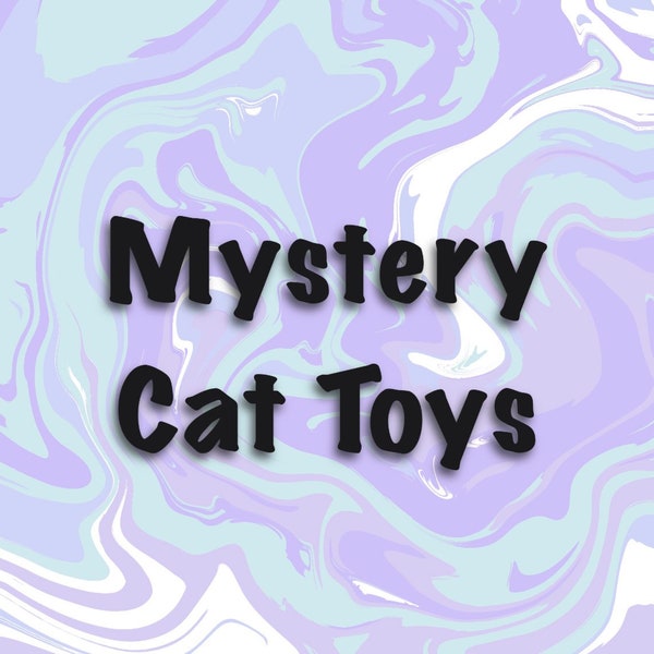 Mystery Crocheted Cat Toys