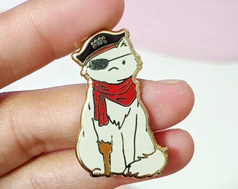 Pirate Cat Enamel Pin