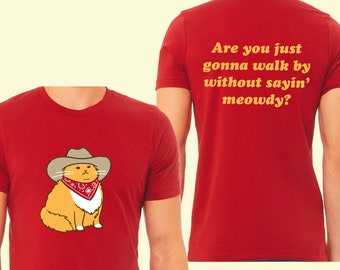 カウボーイキャットTシャツ - ニャー！