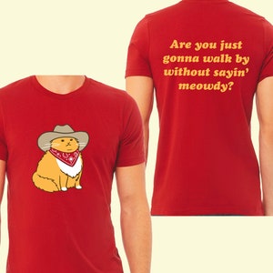 Cowboy Cat T-Shirt - Meowdy!