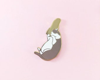 Cat in a Shoe Enamel Pin - Hard Enamel