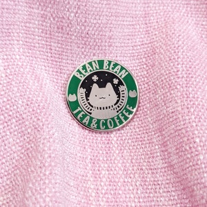 Bean Bean&#39;s Tea and Coffee Enamel Pin