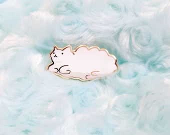 Cloud Cat Enamel Pin