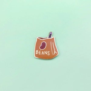 Sack of Toe Beans Enamel Pin