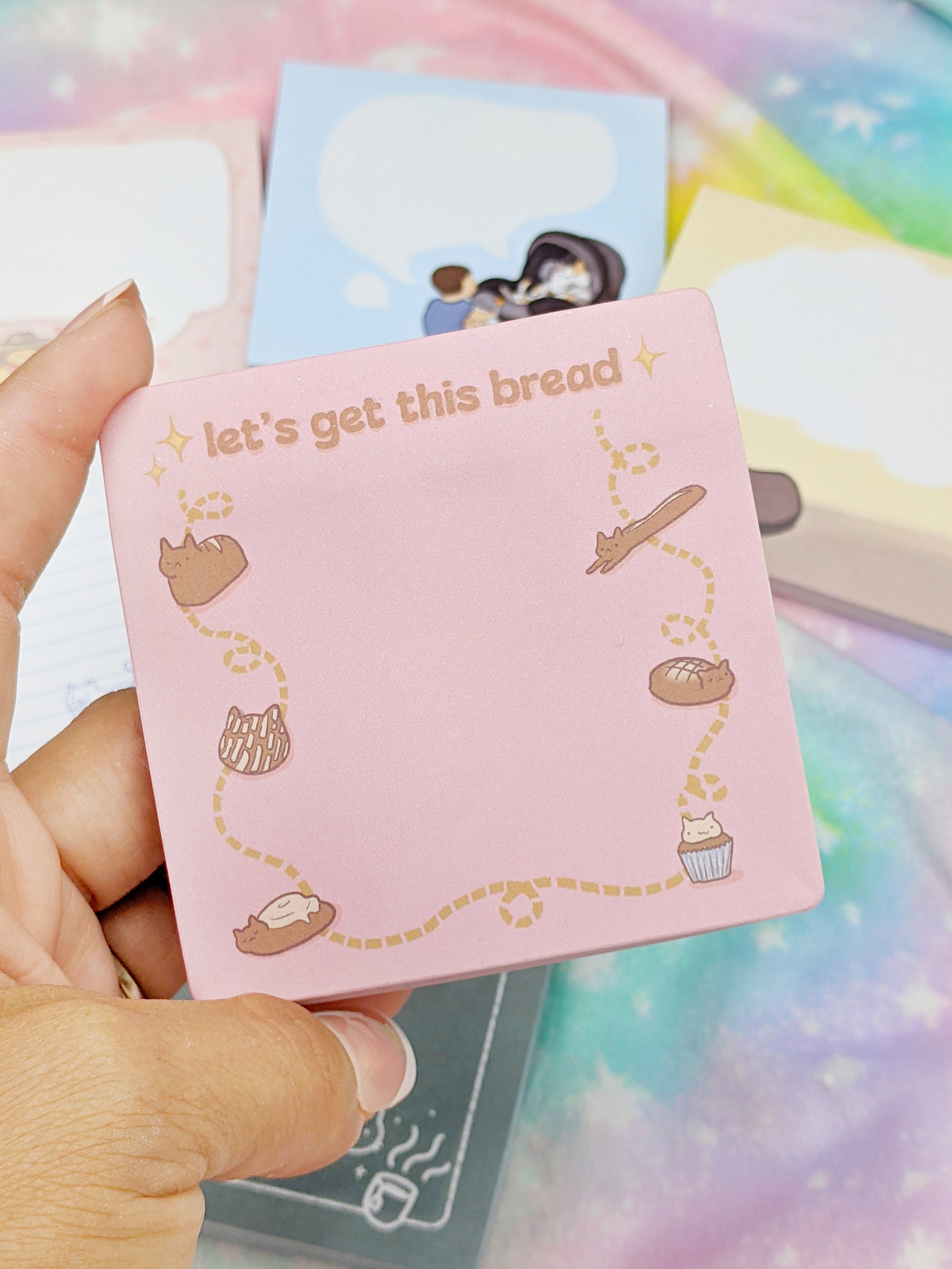 Sweet Note Design Sticky Notes - Various Designs - Etsy