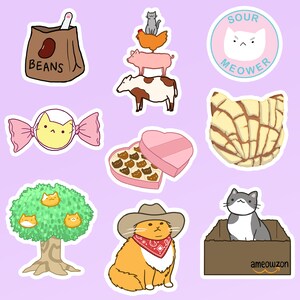 Matte Katzen Sticker