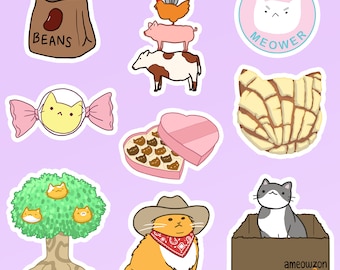 Matte Cat Stickers