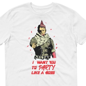 Metal Gear Solid Video Game Men T-Shirt - Party Like A Boss