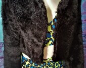 Faux Fur Crop Coat