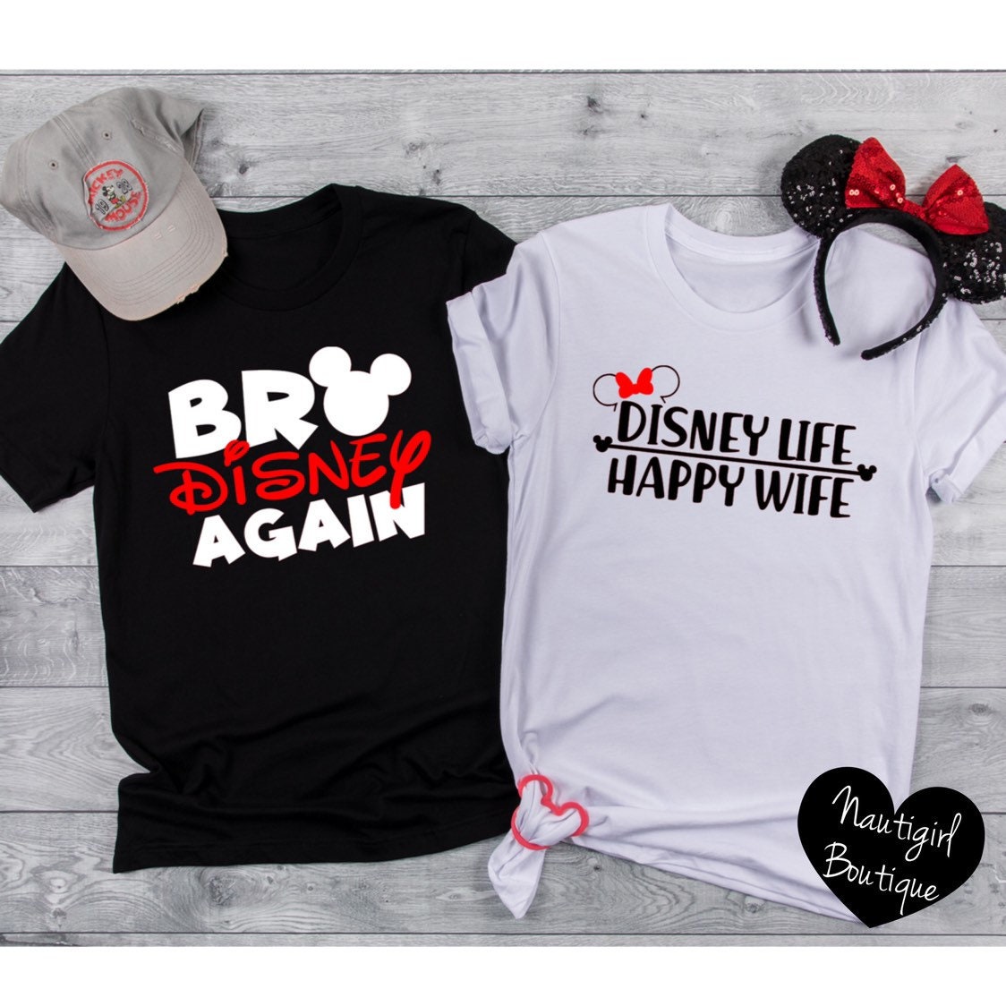 disney life happy wife shirt