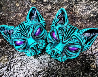 Sphinx Cat magnet by Wicked Wall Masks