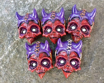 Lil Diablo magnet by Wicked Wall Masks