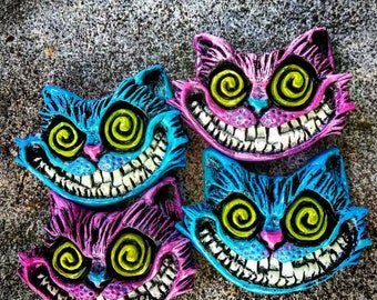 Cheshire Cat Refrigerator Magnet by Wicked Wall Masks