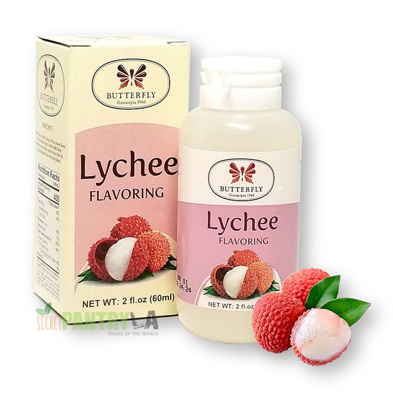 Lychee Flavoring Extract by Butterfly 2 Oz 60 Ml Etsy