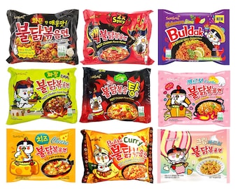 Samyang Koreaanse Hot Spicy Chicken Ramen the Spicy Noodle Challenge Verschillende smaken (3-pack)