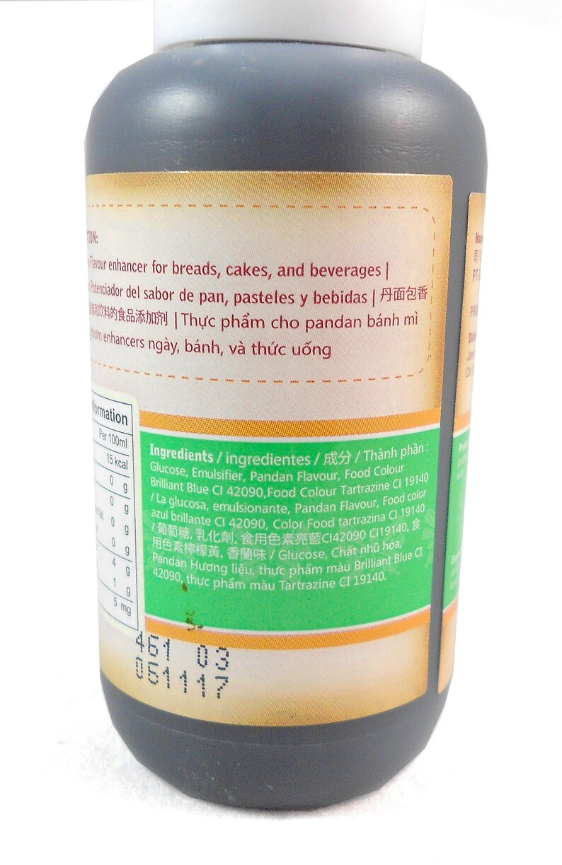 Pandan Flavoring Extract by Butterfly 2 Oz. 60 Ml Etsy