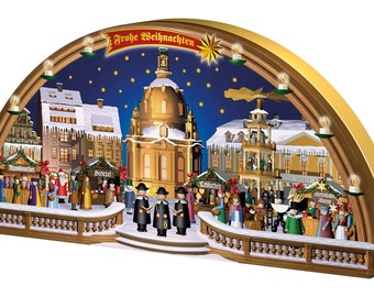 Schlunder Stollen Bites 4 Assorted Christmas Market Embossed Collectible Tin 16.9 Oz.