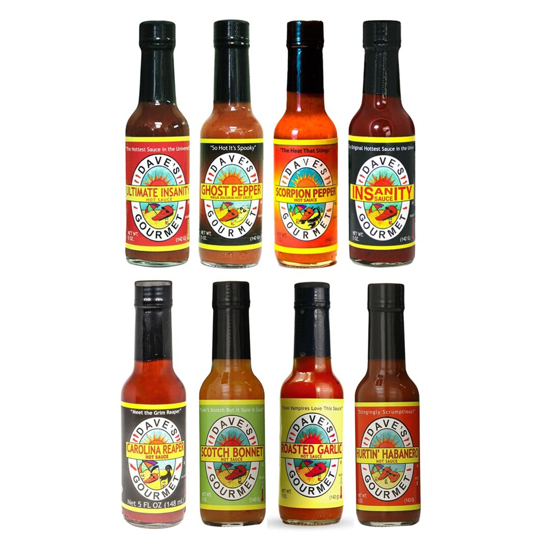 Dave's Gourmet Hot Sauce 8 Varieties to Choose Your Choice of 1 Bottle