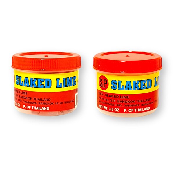 S.P. Slaked Lime Paste Kalksteinpaste ROT oder WEISS 100 ml. 2er Pack