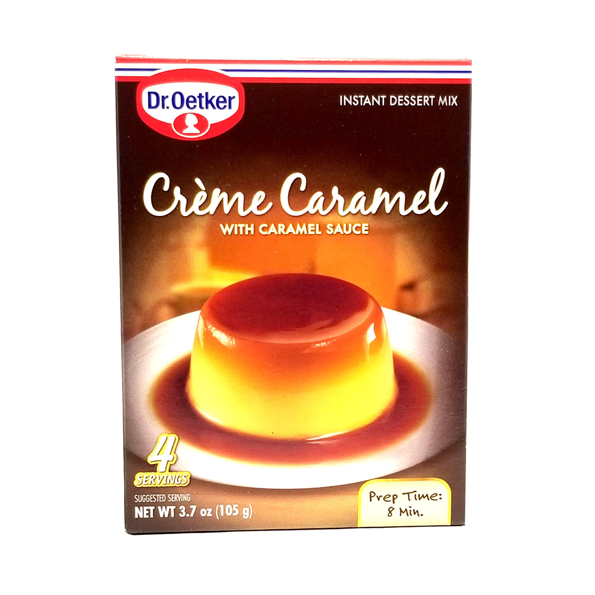 Dr. Oetker Creme Caramel With Caramel Sauce Instant Dessert Mix 3.7 Oz