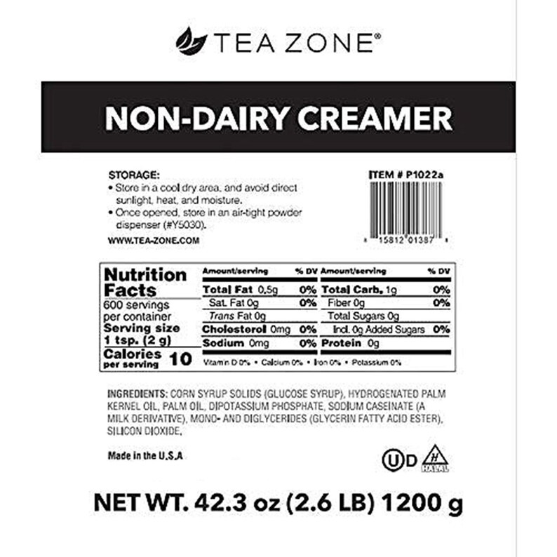 Tea Zone Nondairy Creamer for Bubble Tea Drink 2.65 Lbs. Etsy