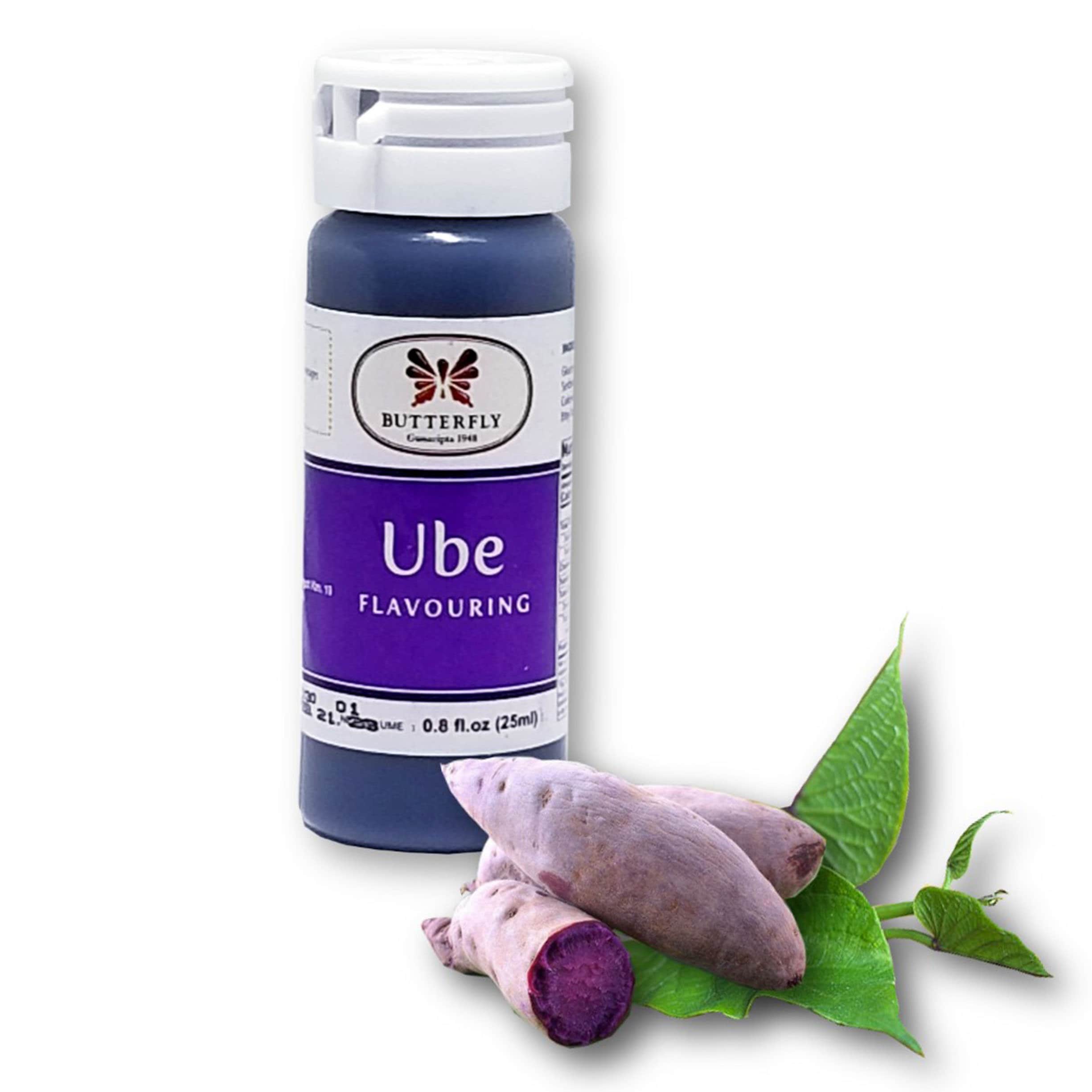 Ube Purple Yam Flavoring Extract by Butterfly 0.8 Oz 25 Ml Etsy