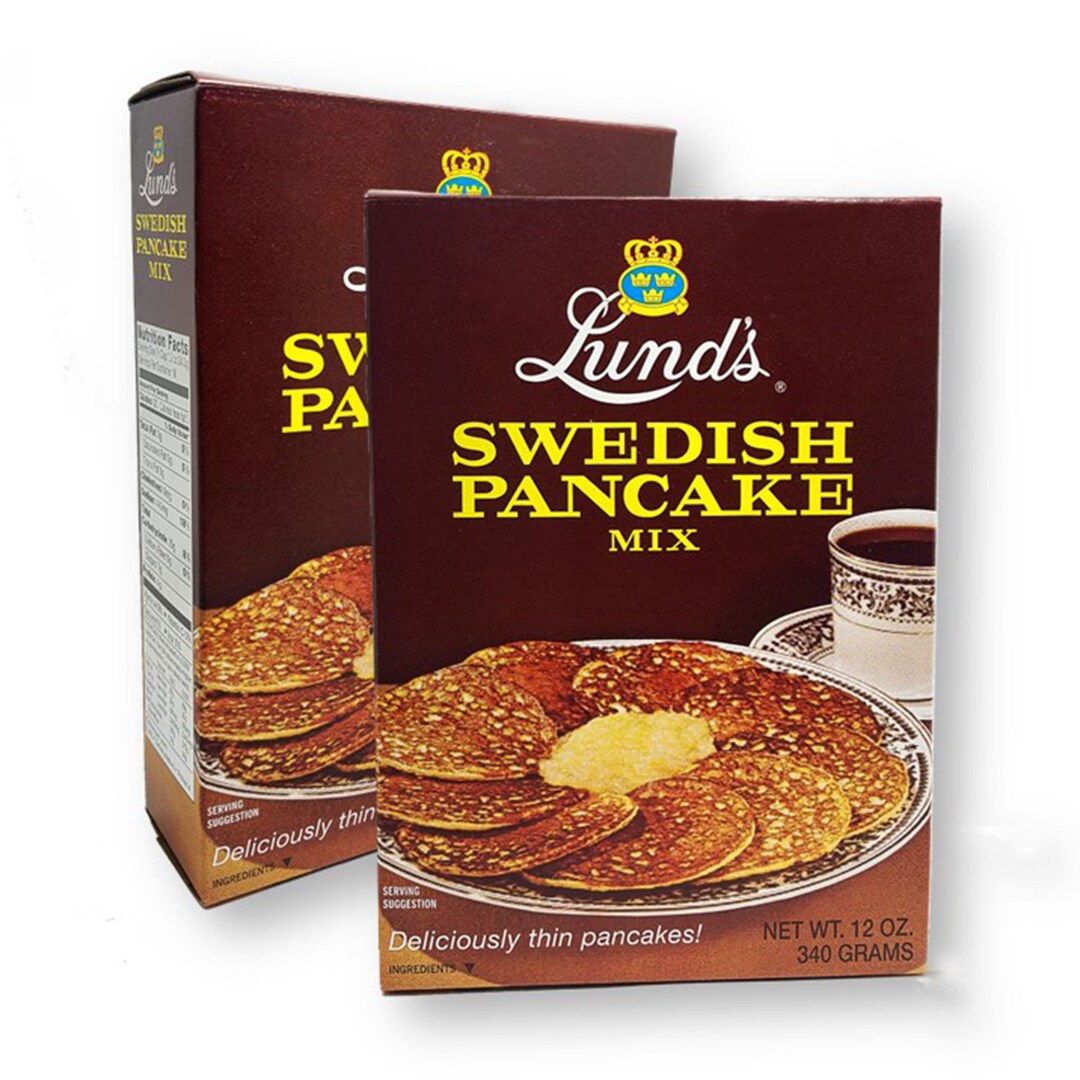 Lund's Swedish Pancake Mix 12 Oz. pack of 2 Etsy