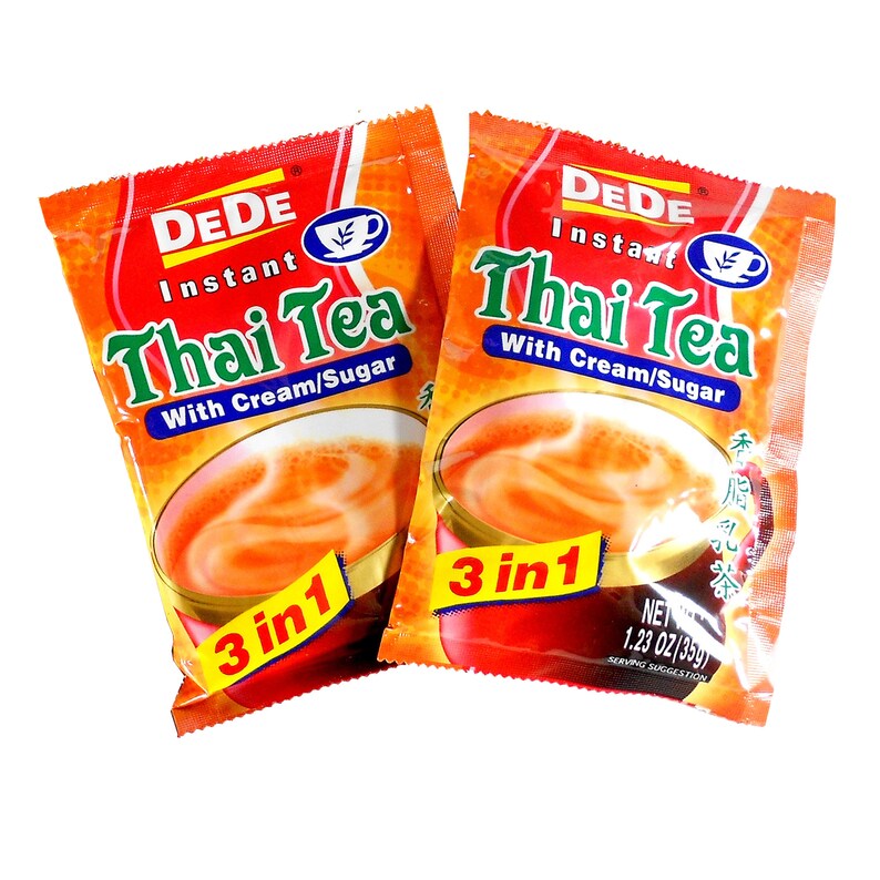 Bubble Tea DIY Thai Iced Tea Boba Kit With 5 Dede Instant Thai Etsy
