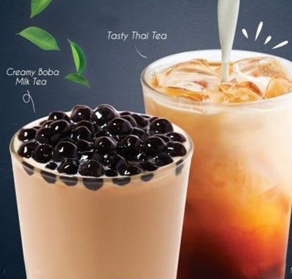 Bubble Tea DIY Thai Iced Tea Boba Kit con 5 DeDe Instant Thai Tea, perle di  tapioca nere istantanee WuFuYuan, 5 cannucce Boba e magnete Bubble Tea -   Italia